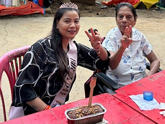 Birthday celebration old age home