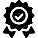 Google logo with a verification checkmark badge indicating verified status